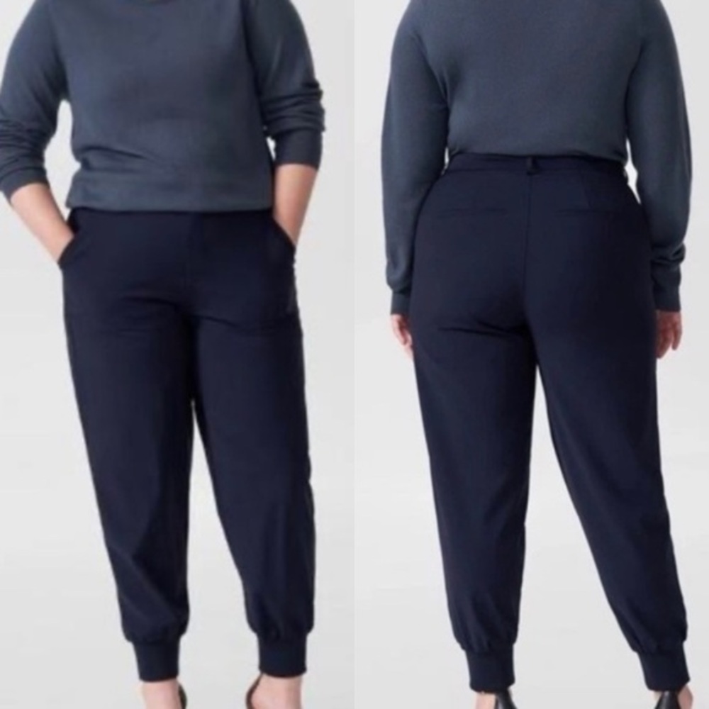 Universal Standard Navy Blue Joggers Size 38 7X NWT